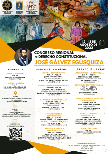 Congreso regional de derecho constitucional “José Gálvez Egúsquiza”