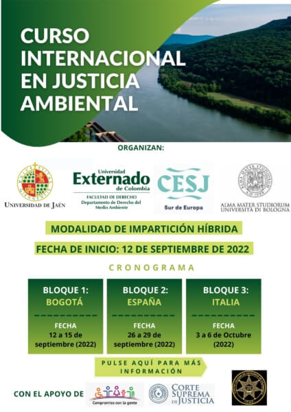 Curso internacional en 'Justicia Ambiental'