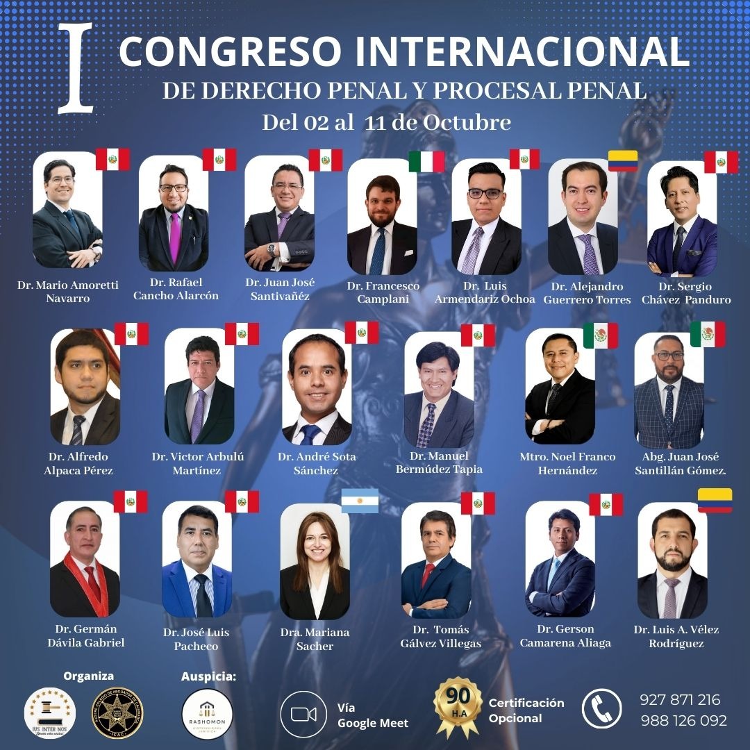 I Congreso Internacional de Derecho Penal y Procesal Penal